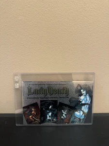 1996 Lady Death Chromium Trading Card Set Series III Promo Krome Chaos Comics - Picture 1 of 2