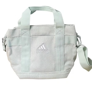 Adidas Unisex Mint Green Corduroy Adjustable-Strap Mini Tote Bag - Picture 1 of 6
