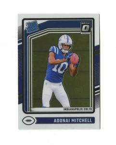 2024 Optic Football Adonai Mitchell RC! #203 Indianapolis Colts - Picture 1 of 2
