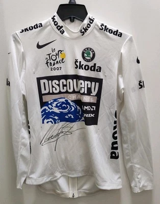 Camiseta Nike 2007 Tour de Francia Mejor Jóvenes Ciclistas Podio - Alberto Contador Foto 1 de 4