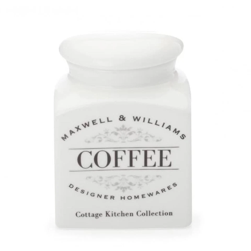 MAXWELL & WILLIAMS maxwell williams barattolo cottage caffè porcellana bianca 500cc