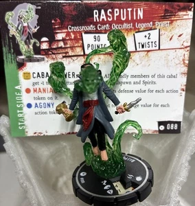 RASPUTIN 088 Legend Crossroads Card: Occultist Priest Sealed Horrorclix Heroclix - Bild 1 von 1
