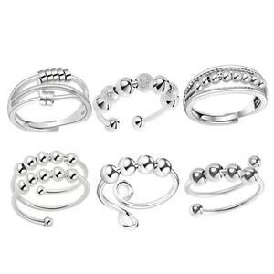 Open Rings For Women Copper Adjustable Open Rings For Night Out, Dating, Party - Picture 1 of 12