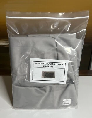 Restoration Hardware Bamileke King's Small Table Cover Grey NEW $140 - Image 1 of 4