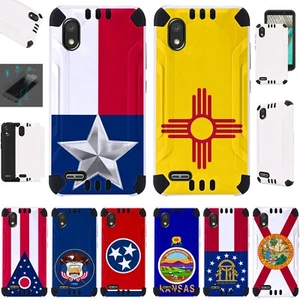 COMBAT For TCL A2 A2X A1 Phone Case Cover +TEMPERED GLASS SCREEN PROTECTOR U21 - Zdjęcie 1 z 25