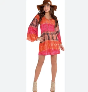 Groovy Dress Adult Halloween Costume - Picture 1 of 2