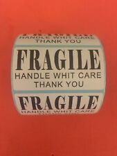 100 Labels ,Size:60x30, Fragile Handle With Care Labels/Stickers FBA EBAY 5932