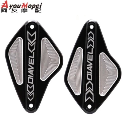 For Ducati Diavel 1260 S XDiavel S Front Brake Clutch Fluid Reservoir Caps - Image 1 of 4
