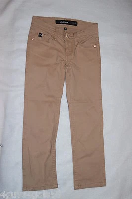 Pantalones de mezclilla para niñas JORDACHE AJUSTADOS BEIGE TOSTADO Cinco Bolsillos TALLA 4 Foto 1 de 2