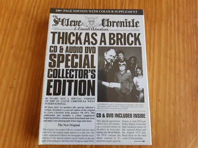 JETHRO TULL - THICK AS A BRICK -ANNIV. EDITION - CD + DVD - 5.1 SURROUND -SEALED - Image 1 of 4