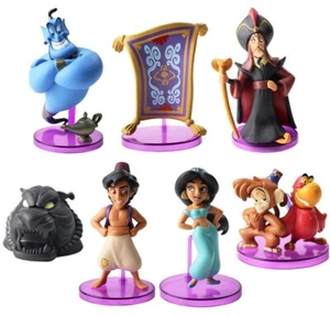 Aladdin Jasmine Playset Genie 8 Figure Cake Topper *Fast Shipping* Toy Doll Set - Picture 1 of 6