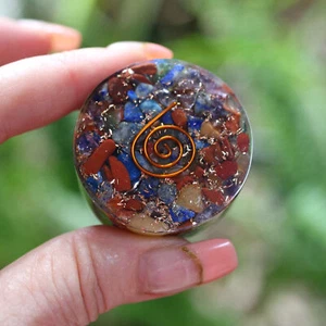 7 Chakra Orgone Tower Buster 1.75" EMF Protection Energy Generator - Picture 1 of 9