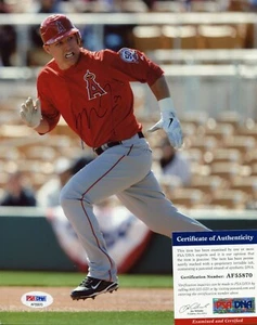 Mike Trout L.A. Angels of Anaheim PSA/DNA signed 8x10 authentic photo autograph - Picture 1 of 1