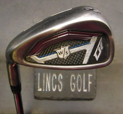 Left Handed Wilson Staff D7 8 Iron Stiff Steel Shaft Wilson Staff Grip - Image 1 of 4