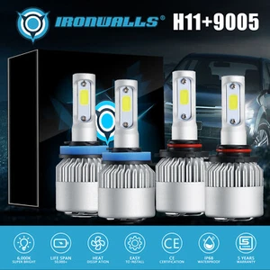 HB3 9005 H11 LED Headlight Globes Hi-Lo Beam Bulbs For Toyota Prius 2003-2015 - Picture 1 of 12