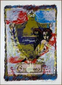 ALDO MENENDEZ Cuban 1989 signed original art print silkscreen limited edition - Picture 1 of 6