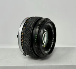 Olympus OM-System F.Zuiko Auto S 50mm f/1.8 Camera Lens With Lens Caps - Picture 1 of 6