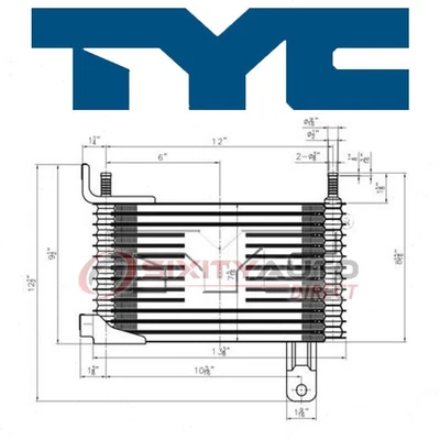 TYC Automatic Transmission Oil Cooler for 2008-2014 Ford E-350 Super Duty jm Foto 1 de 4