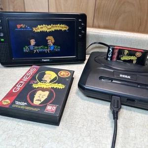 MTV Beavis and Butt-Head (Sega Genesis, 1994) Sin manual PROBADO - Imagen 1 de 8