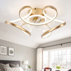 Bella Depot Low Profile Ceiling Fan with Dimmable Light, - Picture 1 of 5