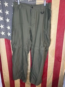 BSA Boy Scouts Cargo Pants Men’s Medium Green Convertible Switchback 5411 - Picture 1 of 10