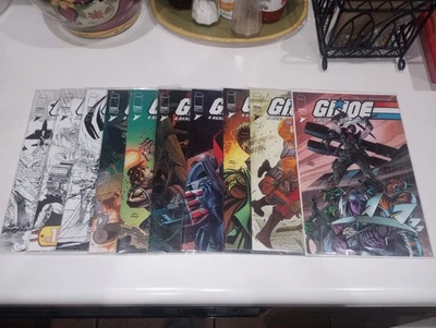 GI JOE A REAL AMERICAN HERO # Sketch Cvrs 2022 IMAGE IDW KEYS LOT OF 10 - Image 1 of 4