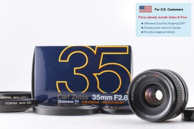 Duty-Free US【MINT】CONTAX Carl Zeiss Distagon T* 35mm f2.8 MMJ MF Lens C/Y  JAPAN - Image 1 of 4