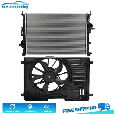 Kit de radiador y ventilador de refrigeración de aluminio para Ford Transit Connect 2014 2015 2016-2018 Foto 1 de 4