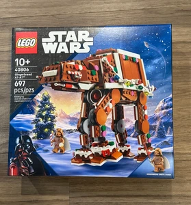 *Ship Now* NEW LEGO STAR WARS 40806 Gingerbread AT-AT Walker Christmas Holiday - Picture 1 of 6