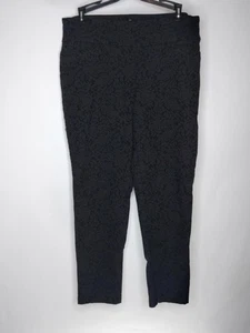 Leggings elásticos de pierna recta con estampado floral cintura elástica negra Cato para mujer 14 - Imagen 1 de 5