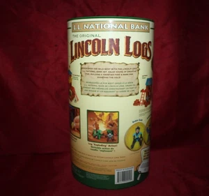 K'nex Lincoln Logs 100th Anniversary Tin 3+ Real Wood 111 pièces avec 40+ BONUS PCS - Photo 1/6