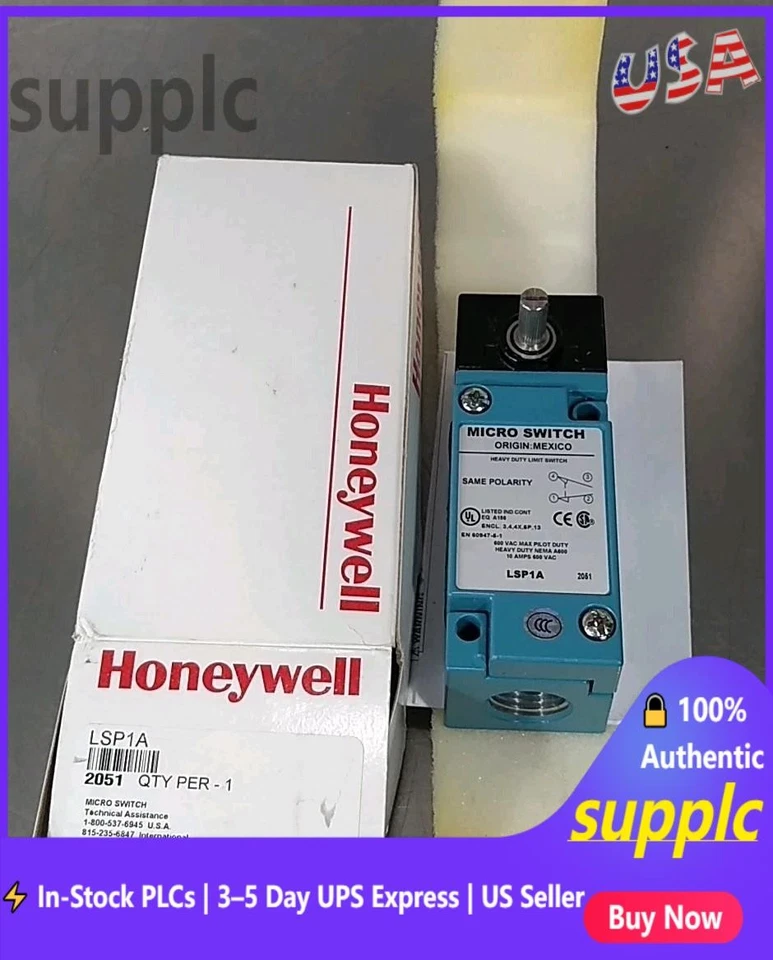 Honeywell Micro Switch Heavy Duty Limit Switch LSP1A US Free TAX - Image 1 of 1
