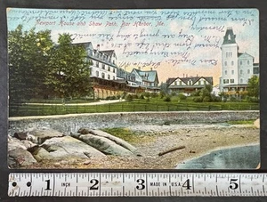 Antique 1907 Postcard Newport House And Shaw Path Bar Harbor Maine Shore RARE - Picture 1 of 2