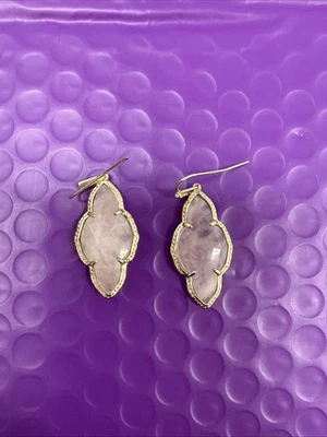 ⭐️Aretes colgantes Abbie ágata gris dorado con bandas KENDRA SCOTT Foto 1 de 4