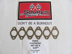 Ford Flathead Exhaust Gaskets - Foto 1 di 1