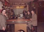 Vintage Found Photo - 1970s - Men Smoke & Drink Beer At The Local Pub In Ireland