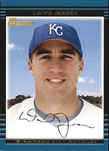 2002 Bowman Draft #BDP70 Dave Jensen RC