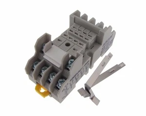 HQ KACON Power Relay socket KMY4S For HH54P Relay Din Rail Mounting - Grey - Picture 1 of 1