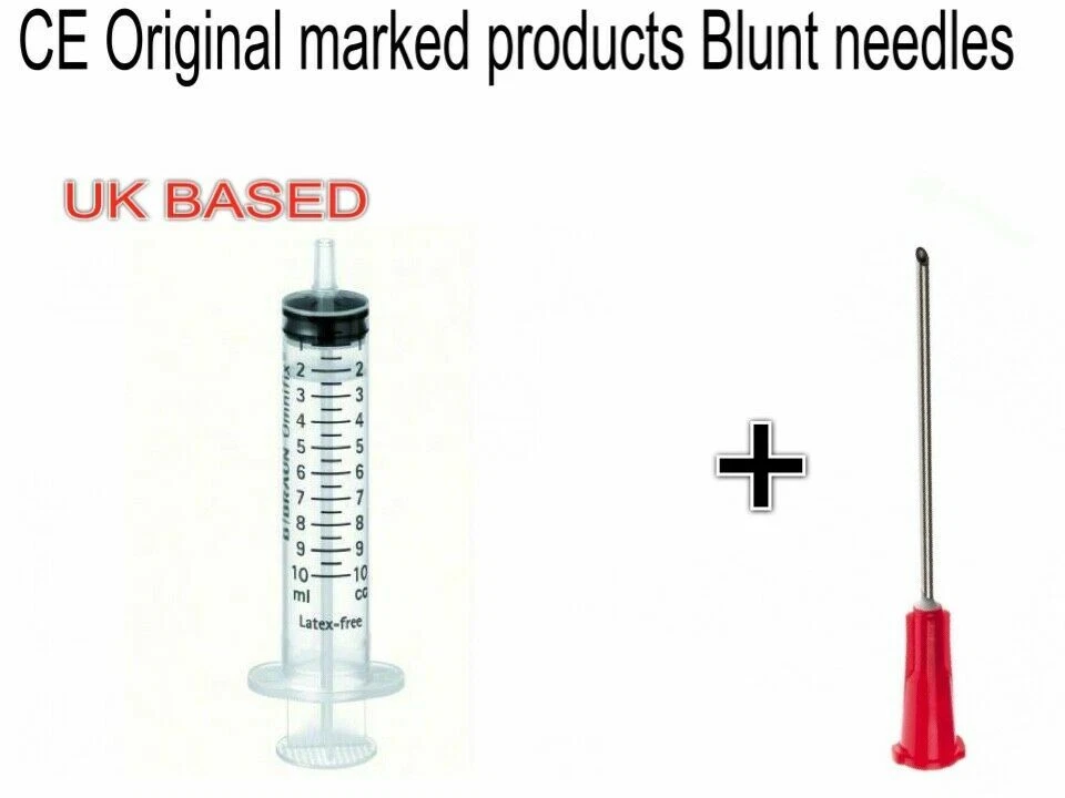 10 x10ml BBraun syringe plus 10x BLUNT sterile blister sealed needle CE marked - Image 1 of 1