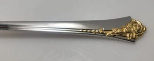 Oneida Golden Damask Rose Knife Fork Salad Teaspoon Stainless Your Choice - Picture 1 of 14