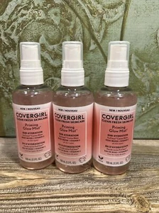 Covergirl Clean Fresh Skincare Priming Glow Mist, Vegan, 100 mL each 3 Pc . - Picture 1 of 4