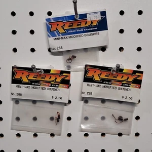 LOT OF 3 ~ Reedy 288 Mini Max Modified Brushes for Brushed Motor RC18T 1/18 RC  - Picture 1 of 1