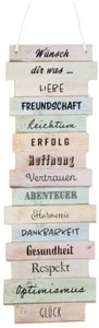 Familienschild / zur Auswahl/  Bild /Lebenseinstellung / Plankenschild / Familie - Bild 1 von 2