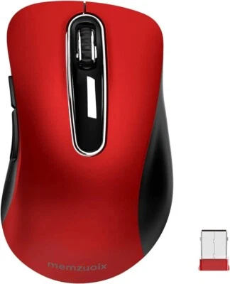 memzuoix 2.4G Wireless Mouse, 1200 DPI Mobile Optical Cordless Mouse with USB... - Image 1 of 3