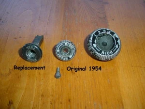 Carburetor Control Knob SET 277309 203294 303718 1954 Evinrude Fleetwin Johnson - Picture 1 of 9
