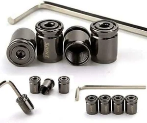 4PCS Car Tire Valve Stem Cap Auto Wheel Tyre Air Cap Stems Cover Anti-Theft Dust - Picture 1 of 16