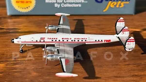 TWA Lockheed L-1049 Super Constellation N7102C GeminiJets GJTWA488 1:400 RARE - Picture 1 of 3