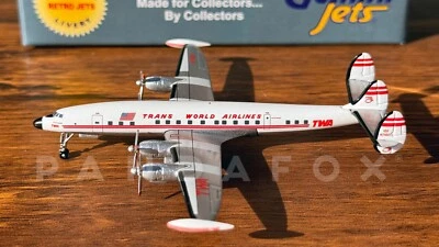 TWA Lockheed L-1049 Super Constellation N7102C GeminiJets GJTWA488 1:400 RARE - Image 1 of 3