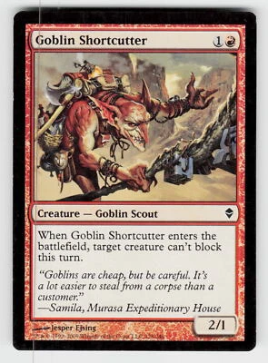 Zendikar #128 Goblin Shortcutter - Image 1 of 2