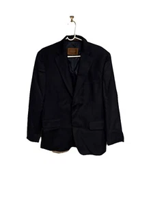 Tasso Men’s Navy Blue Sports Jacket Blazer 100% Wool, 40R, Casual Dress Uniform - Picture 1 of 5